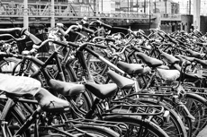 Bikes in Amsterdam Centraal